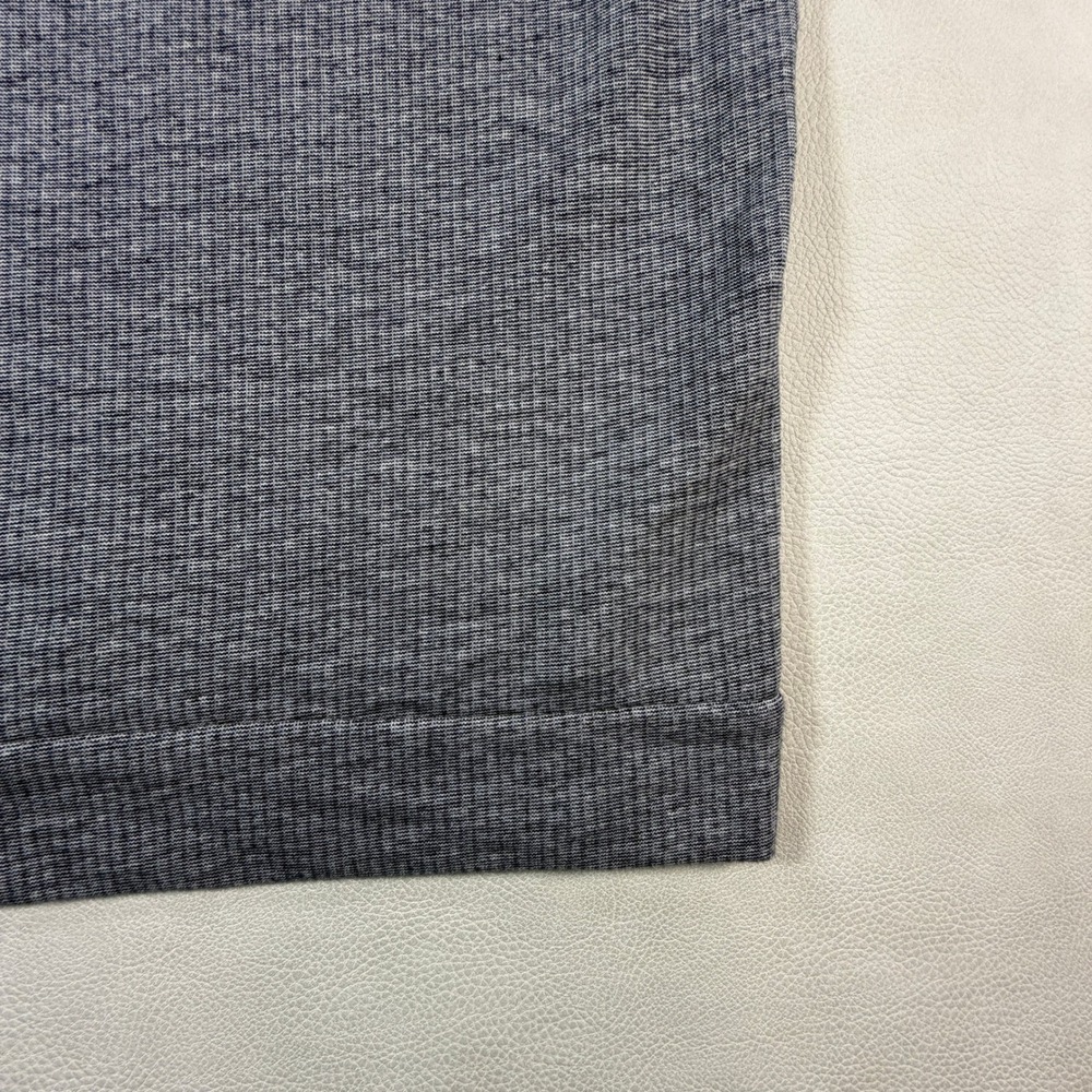 Hugo Boss Piceno 33 Mens XXL Blue Gray Quarter Zip Pullover Elbow Patches - Picture 14 of 15